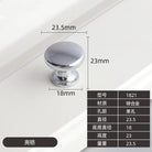 Modern Zinc Alloy Drawer Knobs - Single Hole Cabinet Handles for Dresser and Shoe Cabinets H Knobs