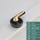 Modern Minimalist Zinc Alloy Cabinet Door Handle 32-Copper Black Handles