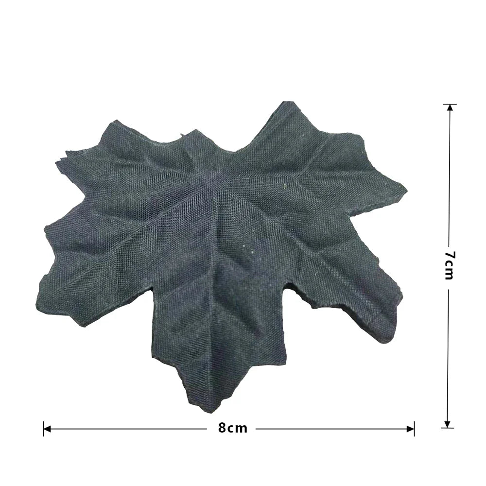Dlight Decor Maple Leaves Set for Autumn Wall and Table Decor 8cm Black 50pcs