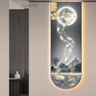 Dlight Decor Luminous Wall Clock with Elegant Glow D / 34x100cm Wall Art