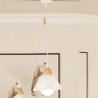 Modern LED Track Light with Adjustable Pendant Design - 12W Hanging Lamp 1PC White Cable / White 6000K ceiling light