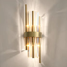 Malaya - Living Room Villa Hotel New Wall Lamp Creative Golden Crystal High - End Luxury Atmosphere