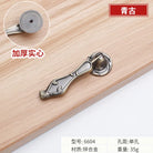 Antique Bronze Cabinet Handles - Vintage Zinc Alloy Drawer Pulls for Furniture 6604 single hole B Handles