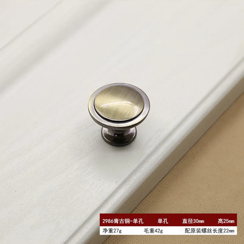 Retro Bronze Cabinet Handles - Antique Metal Kitchen Door Pulls and Wardrobe Knobs 128mm 2986 Handles