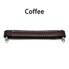 Vintage Leather Furniture Handle – Soft Suitcase-Style Drawer Pulls for Cabinets and Chests Coffee Handles