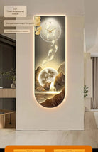 Dlight Decor Luminous Wall Clock with Elegant Glow Wall Art