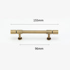 Gold and Bronze Brass Wardrobe Handles – Vintage Cabinet Drawer Pulls and Bar Handles bronze 155mm Handles