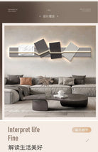 Dlight Decor Artistic Wood Crystal Wall Glow Light Wall Art