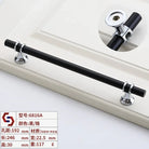 Modern T-Bar Cabinet Knobs and Handles – Sleek and Decorative Design Black silver 192 Handles