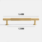 American Style Brass Cabinet Handles – Light Luxury Extended Wardrobe Door Pulls 9015-1-164 Handles