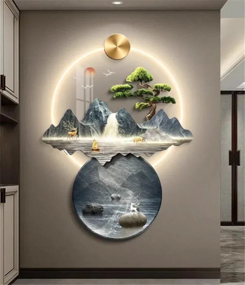 Dlight Decor 3D Wall Painting Light for Hallway Art Wall Art