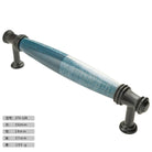 Precision Ceramic Cabinet Handles – American Style Plaid Knobs for Wardrobes and Kitchen Furniture 273-128 Handles