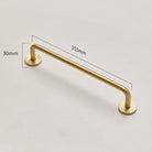 Modern Brass Furniture Bar Handles – Stylish Cabinet Pulls and Towel Bars (7mm Solid Brass) 2007-B153 Handles