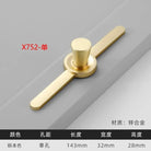 Modern Gold Kitchen Cupboard Drawer Handles – Chinese Style Decorative Knobs X752- Handles