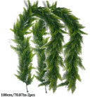 Dlight Decor Pine Hanging Vines for Christmas and Party Decor 180cm 2pcs