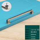 Light Luxury Bronze Cabinet Handles - Modern Drawer Pulls for Wardrobe and Kitchen Furniture Bronze 192mm Handles