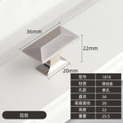 Modern Zinc Alloy Drawer Knobs - Single Hole Cabinet Handles for Dresser and Shoe Cabinets B Knobs