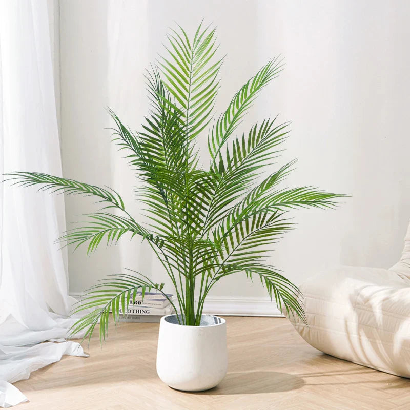Dlight Decor 88cm Tropical Palm Fern Branch with Real Touch Leaves