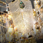 New Crystal Glass Chandelier - Luxury Modern Home Decor Lighting Fixture For Living Rooms And