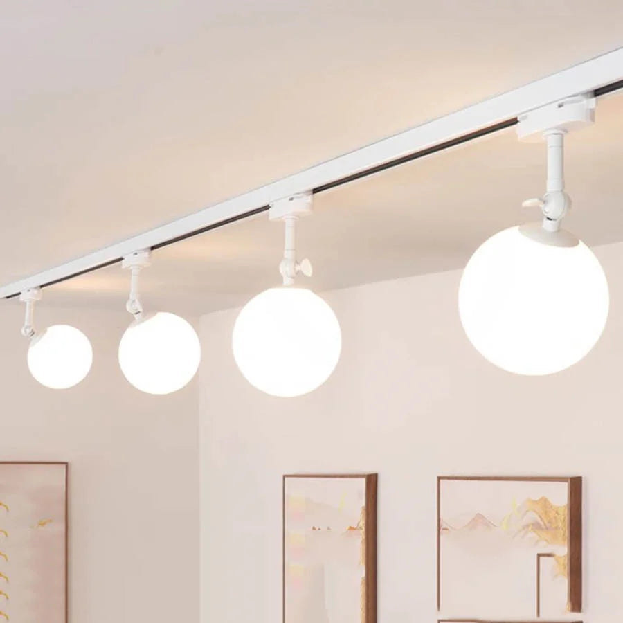 10W Nordic LED Track Light with G9 Glass Globe for Ceiling Spotlights ceiling light