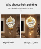 Dlight Decor Elk Mural LED Wall Light Pendant Wall Art