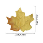 Dlight Decor 12pcs Autumn Maple Leaves for Christmas and Seasonal Decor B1