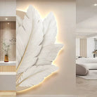 Dlight Decor Feather Mural LED Light for Entry Walls Wall Art
