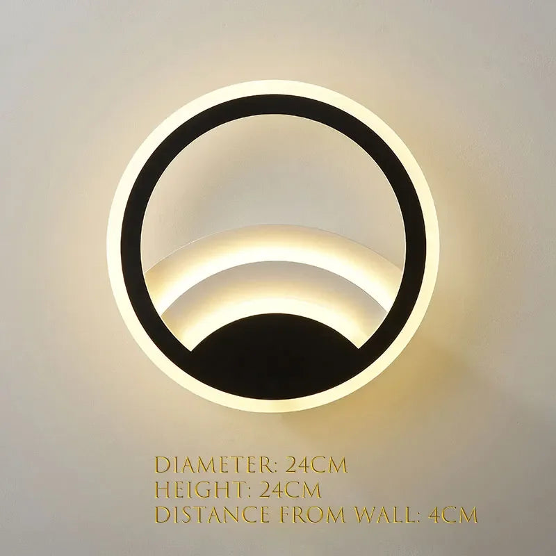 Dlight Decor Nordic Character Glow Wall Lamp 7 / 24X24X4 / 5500-7000K|18-25W Wall Art