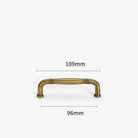 Bronze Cabinet Handles – Antique Furniture Pulls for Wardrobe Vintage Drawer and Cupboard 109mm Handles