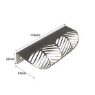 Leaf Shape Brass Handles – Hidden Knobs for Furniture Drawer Dresser and Wardrobe TS-3001-S118 Knob