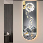 Dlight Decor Luminous Wall Clock with Elegant Glow Wall Art