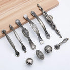 Antique Bronze Cabinet Handles - Vintage Zinc Alloy Drawer Pulls for Furniture Handles