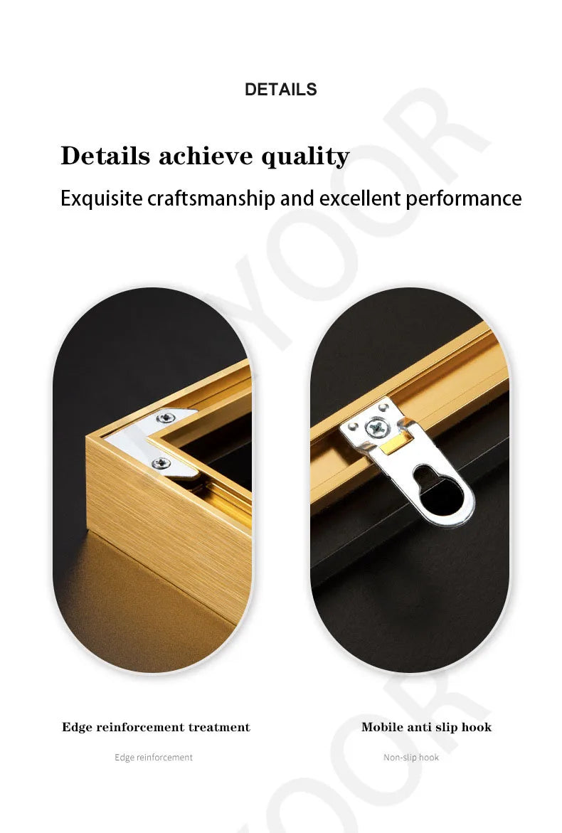 Dlight Decor Crystal Porcelain LED Wall Mural Light Wall Art