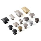 Modern Zinc Alloy Drawer Knobs - Single Hole Cabinet Handles for Dresser and Shoe Cabinets Knobs