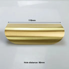 Leaf Shape Brass Handles – Hidden Knobs for Furniture Drawer Dresser and Wardrobe TB-3002-117 Knob