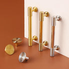 Gold Chrome Polished Gold Spiral Deco Furniture Handles – Modern Kitchen Cabinet and Wardrobe Pulls Handles