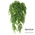 Dlight Decor 90cm Hanging Persian Fern Leaf Vine for Wall and Balcony Decor A