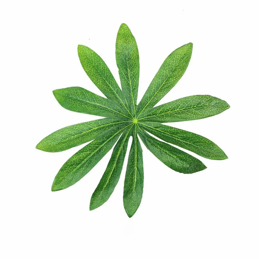Dlight Decor Fatsia Palm Plant for Tropical Indoor Outdoor Styling 85cm 15Leaves