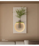 Dlight Decor Sandstone Vase Wall Lamp for Hallways Wall Art