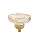 Brass Crystal Cupboard Cabinet Handle Kitchen Drawer Knobs Light Luxury Furniture Hardware Transparent Handle Home