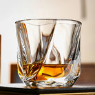 Dlight Decor Spiral Square Glass Cup Set 170ml (1pc/2pc) 1pcs / 170ml Cocktail Glasses