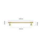 Gold Chrome Polished Gold Spiral Deco Furniture Handles – Modern Kitchen Cabinet and Wardrobe Pulls 9020-B230 Handles