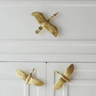 Wild Goose Brass Cabinet Handles - Nordic Copper Drawer Pulls for Wardrobes and Kitchen Cupboards Handles