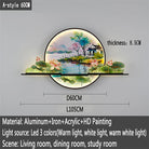 Dlight Decor Artistic Landscape Wall Glow Lamp A L105CM / M / CHINA|3 colors Wall Art