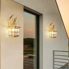 Estelle’s Full Copper Outdoor Waterproof Wall Lamp - Elegant Stair And Balcony Lighting Lamps
